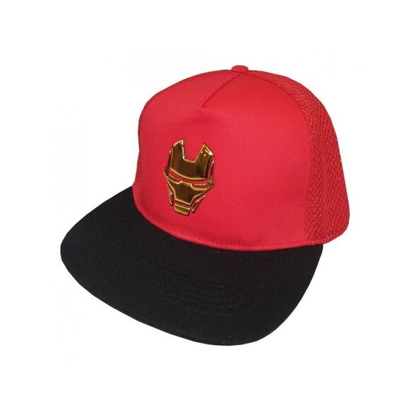 Iron Man Face  Cap / Red/Black - Picture 4 of 4